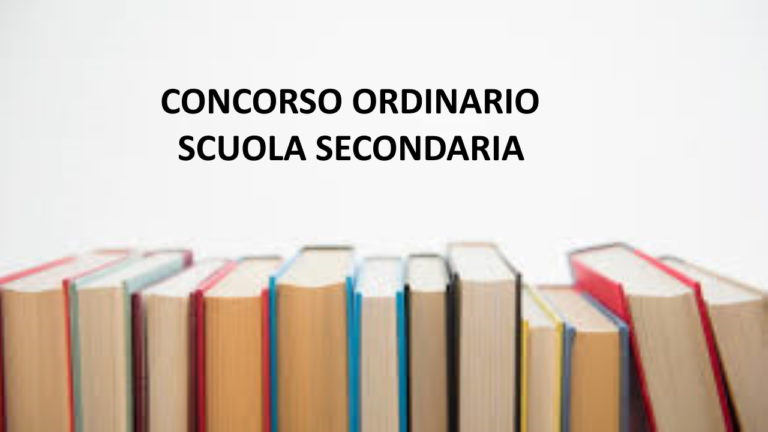 Concorso Ordinario Secondaria, Decreto Pubblicato In Gazzetta Ufficiale ...